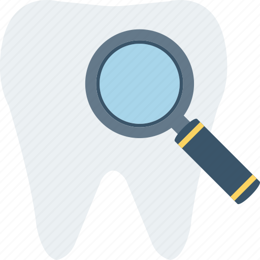 Dental, dentist, find, search, stomatology, tooth icon - Download on Iconfinder