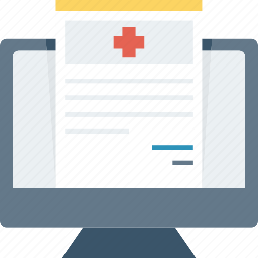 Clinical, doctor, healthcare, medical, online, record, report icon - Download on Iconfinder