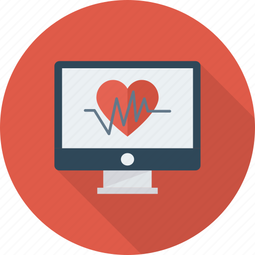 Heart, medicine, monitor, pulse icon - Download on Iconfinder
