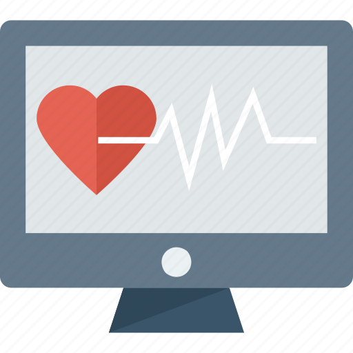 Heart, hurt, love, monitor, pulse, rate icon - Download on Iconfinder