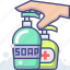 infection, protection, soap, virus 