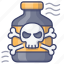 danger, drug, poison, toxic 
