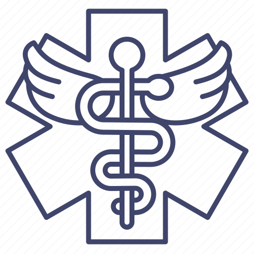 Caduceus, emergency, healthcare, medical icon - Download on Iconfinder