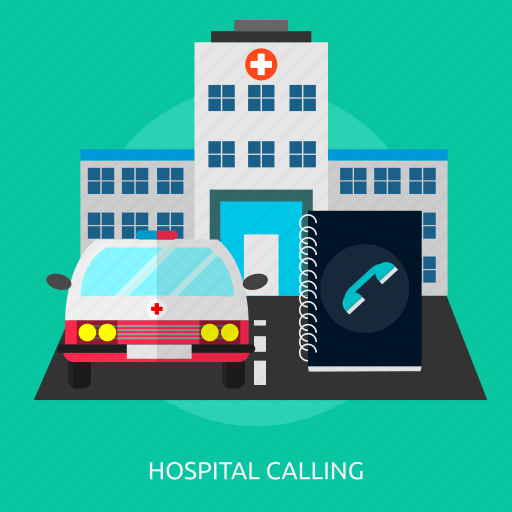Ambulance, building, ed, emergency, hospital calling, medical, urgent icon - Download on Iconfinder