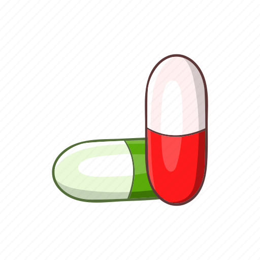 Antibiotic, capsule, cartoon, drug, medical, pill, vitamin icon - Download on Iconfinder