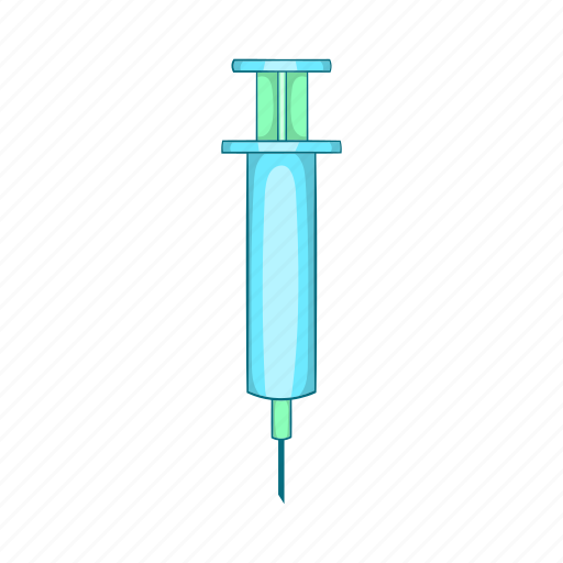 Cartoon, health, hospital, injection, medicine, needle, syringe icon - Download on Iconfinder