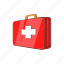 aid, box, cartoon, case, first, hospital, medicine 