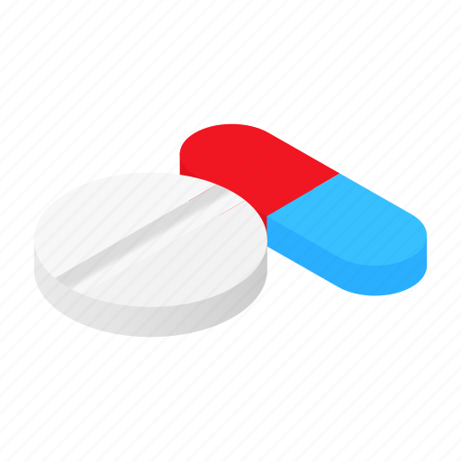 Chemistry, dose, drug, isometric, pill, stylized, tablet icon - Download on Iconfinder