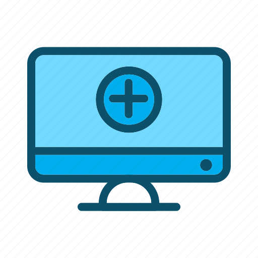 Lcd, led, medical, monitor, online check up icon - Download on Iconfinder