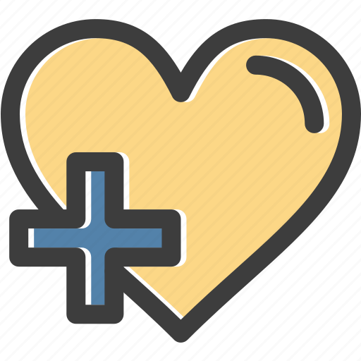 Add, heart, medical, plus icon - Download on Iconfinder
