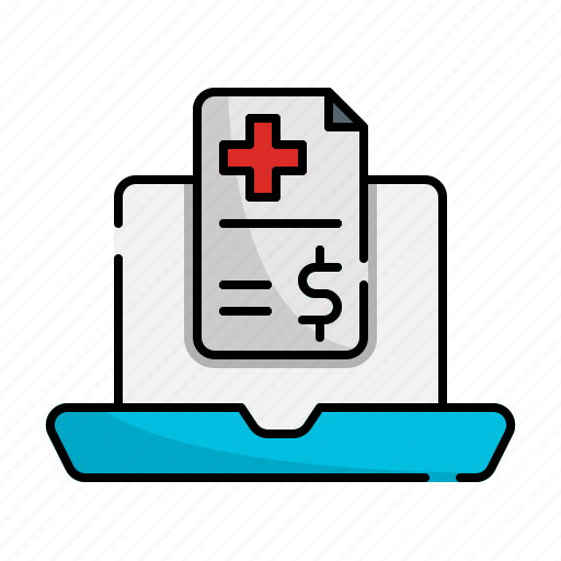 Bill, billing, invoice, medical, online, payment, report icon - Download on Iconfinder