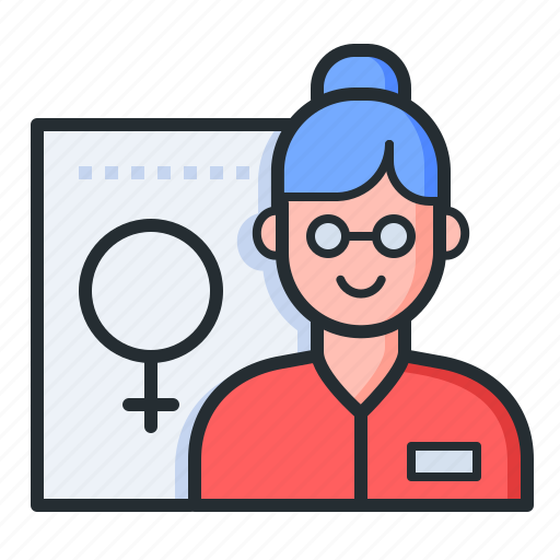 Gynecologist, doctor, woman, reproductive system icon - Download on Iconfinder