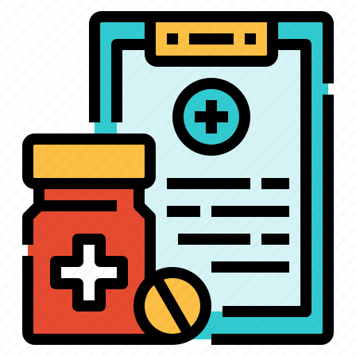 Data, drugs, medication, prescription, report icon - Download on Iconfinder