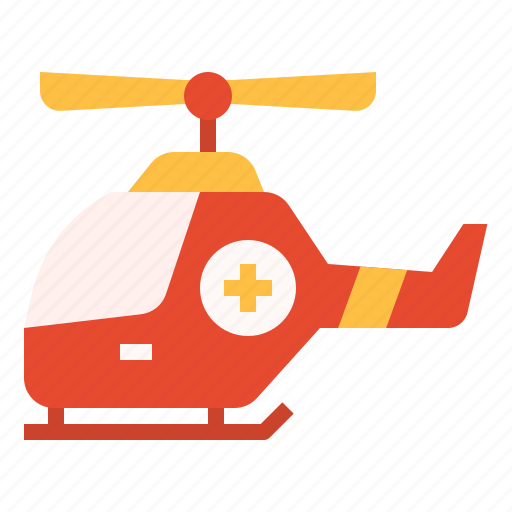 Air, aircraft, ambulance, emergency, helicopter, rescue, transport icon - Download on Iconfinder