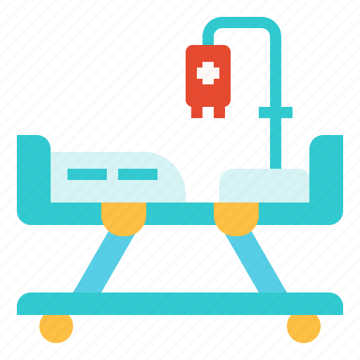 Bed, clinic, hospital, medical, patient, service icon - Download on Iconfinder