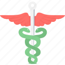 caduceus, asclepius, healthcare, hospital, medical, medical logo, sign