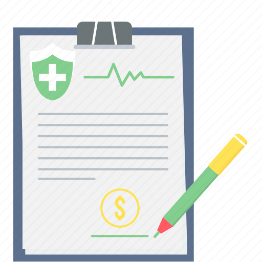 Health, insurance, bill, cardiogram, diagnosis, healthcare, medical icon - Download on Iconfinder