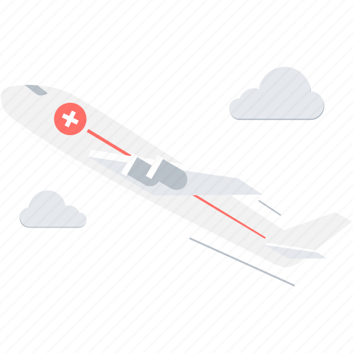Medical, tourism, air ambulance, emergency, firstaid, medical flight icon - Download on Iconfinder