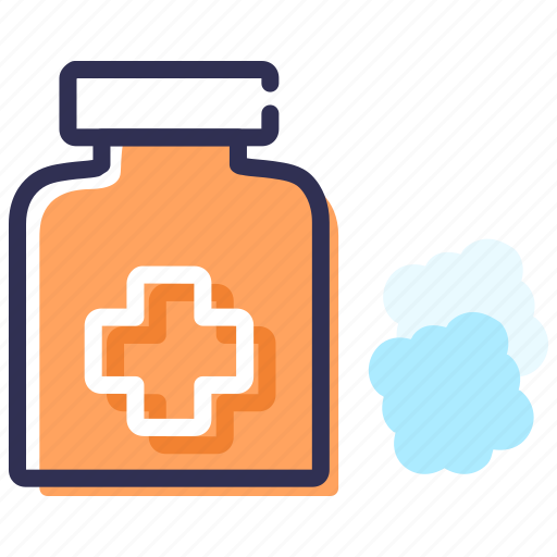 Aid, alcohol, antiseptic, cleaning solution, injury, sponge icon - Download on Iconfinder