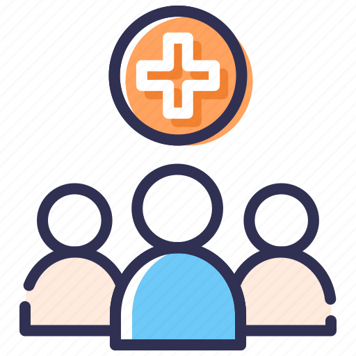 Clinic, doctors, hospital, patients, reception, waiting room icon - Download on Iconfinder