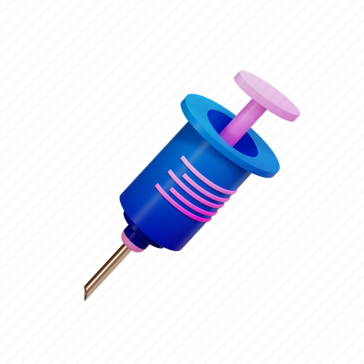 Injection, syringe, medical, health, hospital, healthcare, medicine 3D illustration - Download on Iconfinder