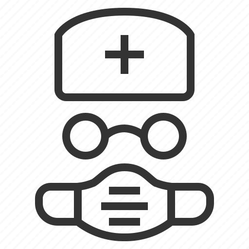 Cross, doctor, glasses, mask icon - Download on Iconfinder