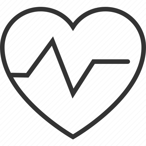 Heart, love, pulse icon - Download on Iconfinder