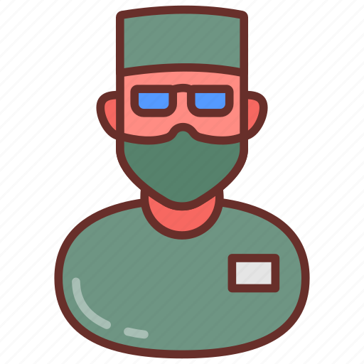 Surgeon, doctor, glaucoma, specialist, mask, ot icon - Download on Iconfinder