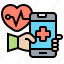 application, healthcare, monitoring, service, smartphone 