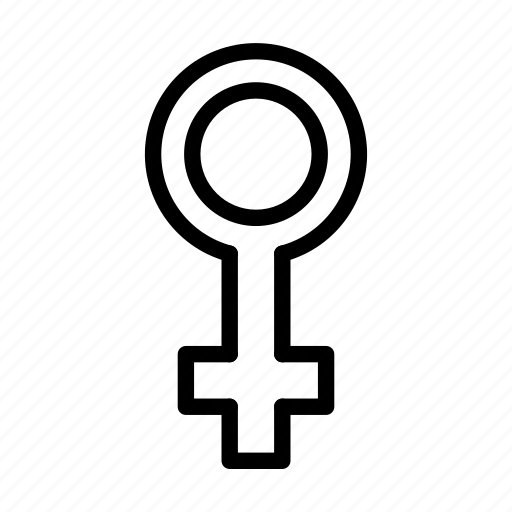 Female symbol, gender, girl, women, sign icon - Download on Iconfinder