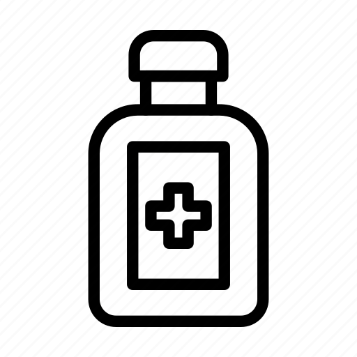 Medicine bottle, medical, pills, pharmacy, syrup icon - Download on Iconfinder