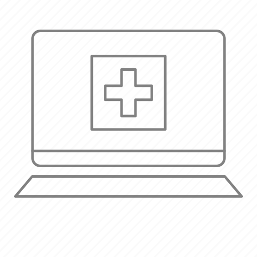 Doctor, health, hospital, laptop, medical, online medical, physician icon - Download on Iconfinder