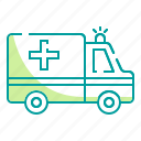 ambulance, car, emergency, hospital, medical, transportation, vehicle 