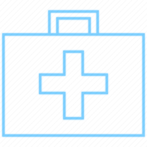 Emergency, firstaid, medical, medication, medicine, neon, package icon - Download on Iconfinder
