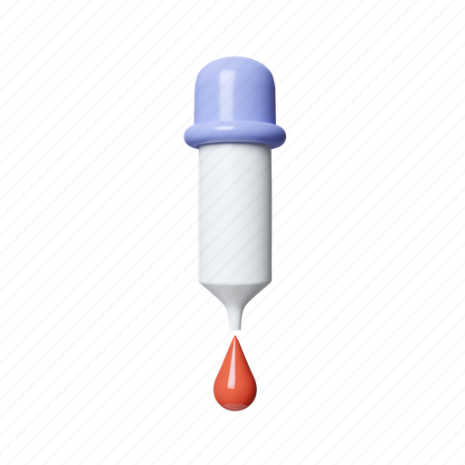 Medical, drop, chemical, chemistry, pipette, laboratory, liquid 3D illustration - Download on Iconfinder