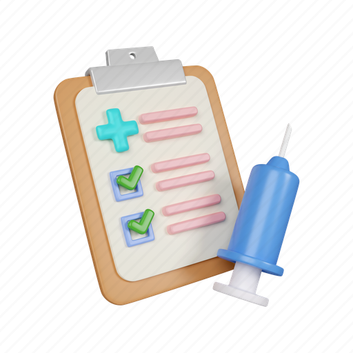 Health care, medicine, checklist, assistance, safety, diagnosis, check 3D illustration - Download on Iconfinder