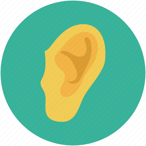 Ear, human ear, listen, sound icon - Download on Iconfinder