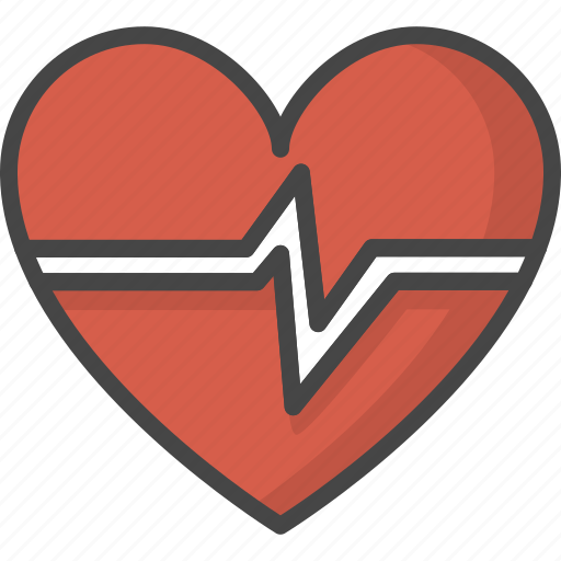 Beat, filled, heart, medical, medicine, outline, service icon - Download on Iconfinder