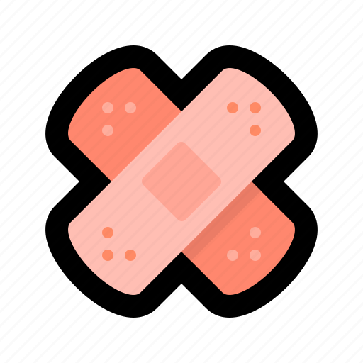 Aid, band, bandage, care, health, patch, primary icon - Download on Iconfinder