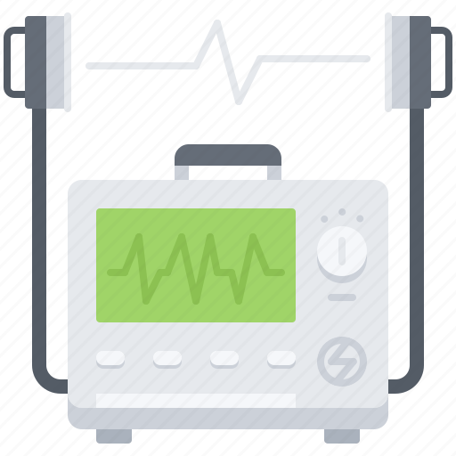 Cardiogram, defibrillator, disease, hospital, medicine, pulse, treatment icon - Download on Iconfinder