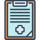 document, healthcare, history, information, list, medical, medicine 