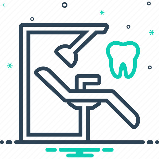 Chair, dentist, dentist chair, orthodontics, stomatologist, surgery, treatment icon - Download on Iconfinder