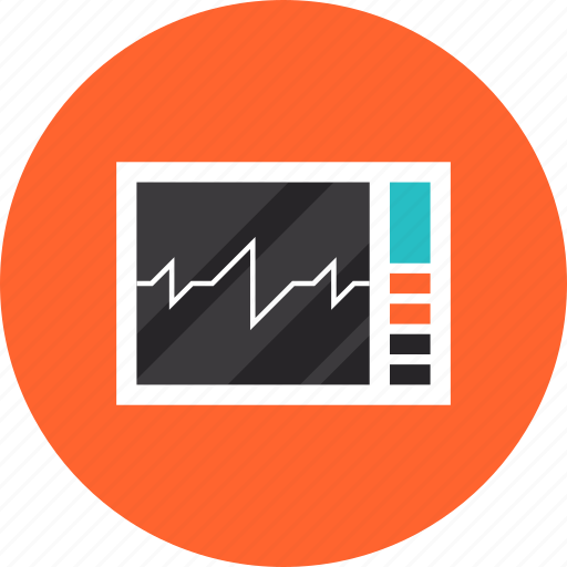 Cardiogram, heartbeat, monitoring, beat, electrocardiogram, healthcare, pulse icon - Download on Iconfinder