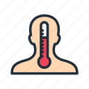 body, cold, fever, hot, medicine, temperature, thermometer 