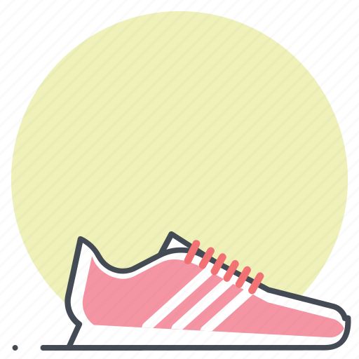 Race, running, sports, sprint, workout, footwear, shoes icon - Download on Iconfinder