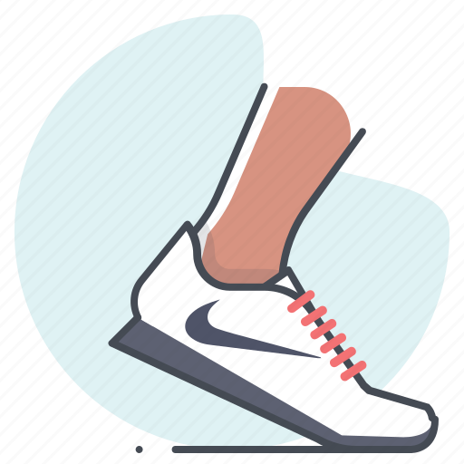 Race, running, sports, sprint, footwear, nike, shoes icon - Download on Iconfinder