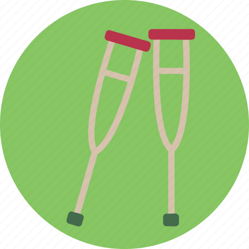 Crutch, crutches, health, medicine icon - Download on Iconfinder