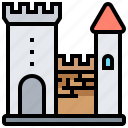 castle, defense, fortress, palace, wall