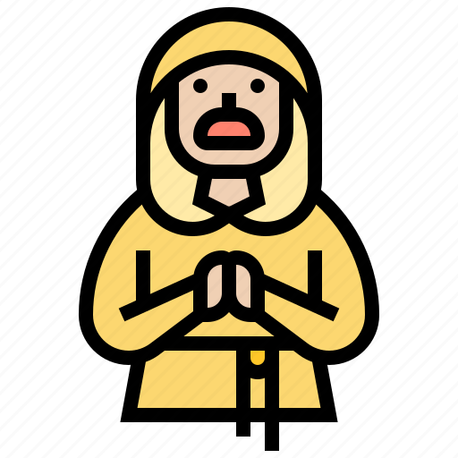 Christian, church, monk, priest, religion icon - Download on Iconfinder