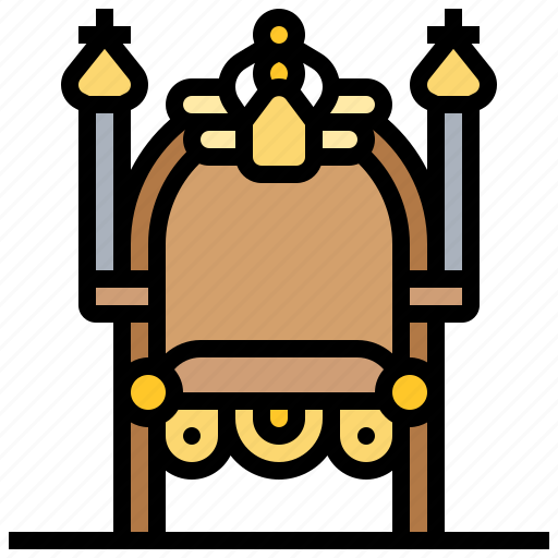 King, palace, royal, seat, throne icon - Download on Iconfinder